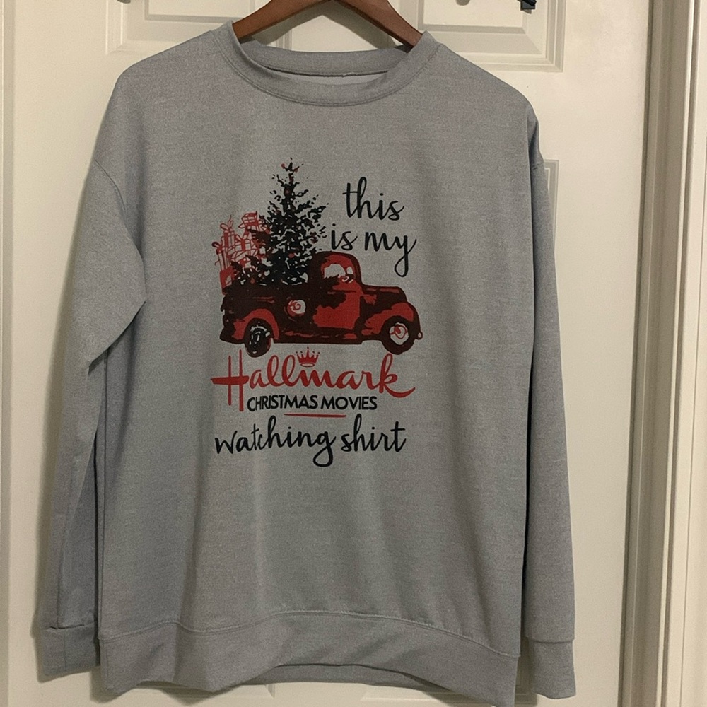 Hallmark Christmas Movie Watching crewneck